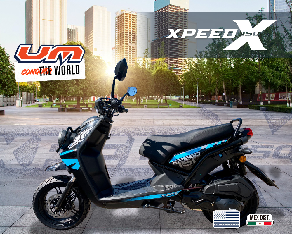 Xpeed 150 X en exhibición móvil